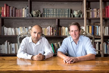 Co-founders Nick Bhargava (left) and Brian Dally