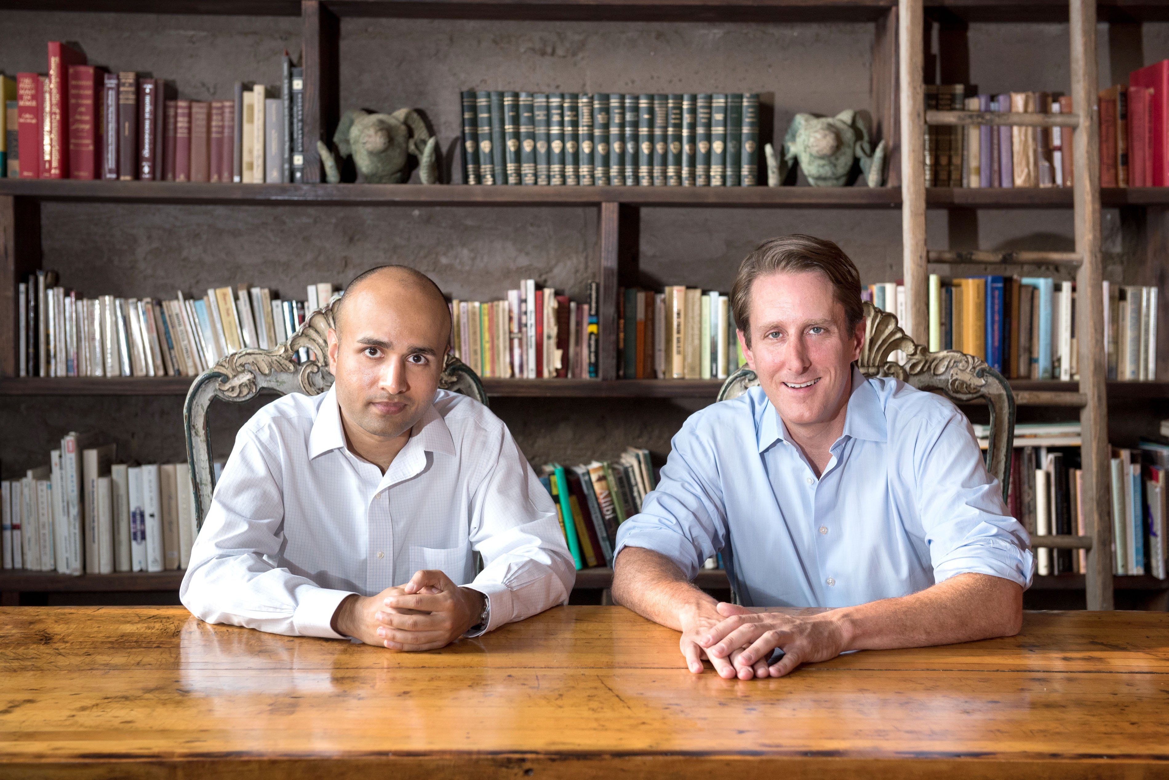 Co-founders Nick Bhargava (left) and Brian Dally.