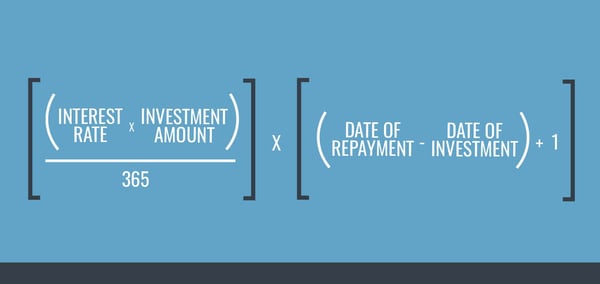 The best way to calculate the interest your money is earning is by using a per diem approach.