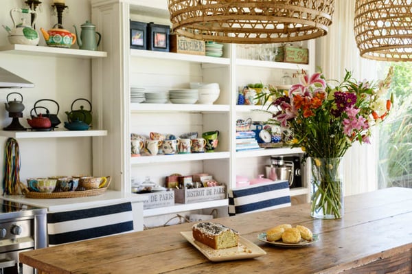 Open shelving is a popular home renovation trend that is sure to remain en vogue in 2019.